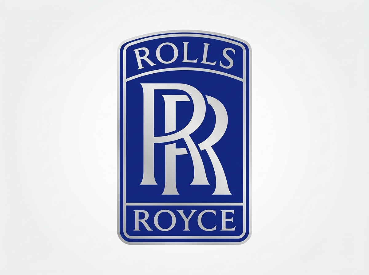 Rolls-Royce double R badge logo SVG